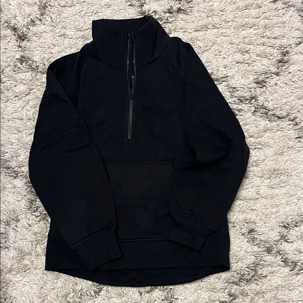 Lululemon scuba oversized funnel neck half zip. Black. Size xs/s. New with tags.
